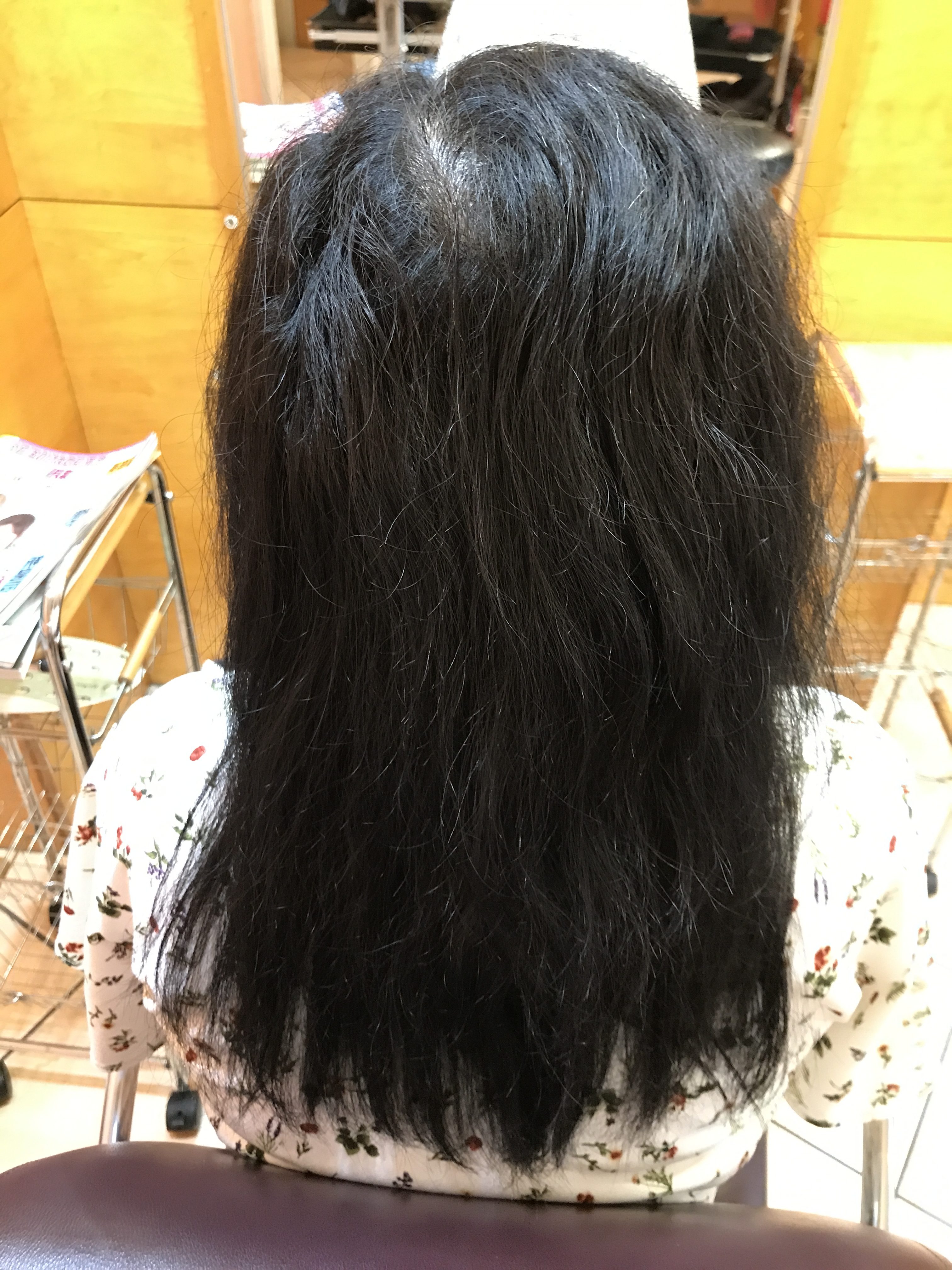 癖や乾燥で広がっていた髪の毛が綺麗なストレートになりました 兵庫県伊丹市の髪質改善美容室dears ディアーズ